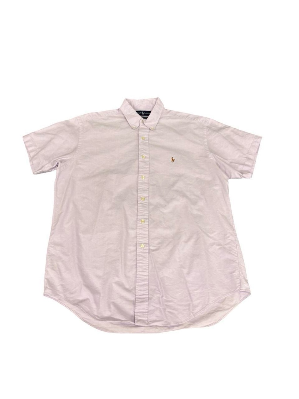 Vintage Ralph Lauren polo button shirt short sleeve Yarmouth oxford
Sz 17